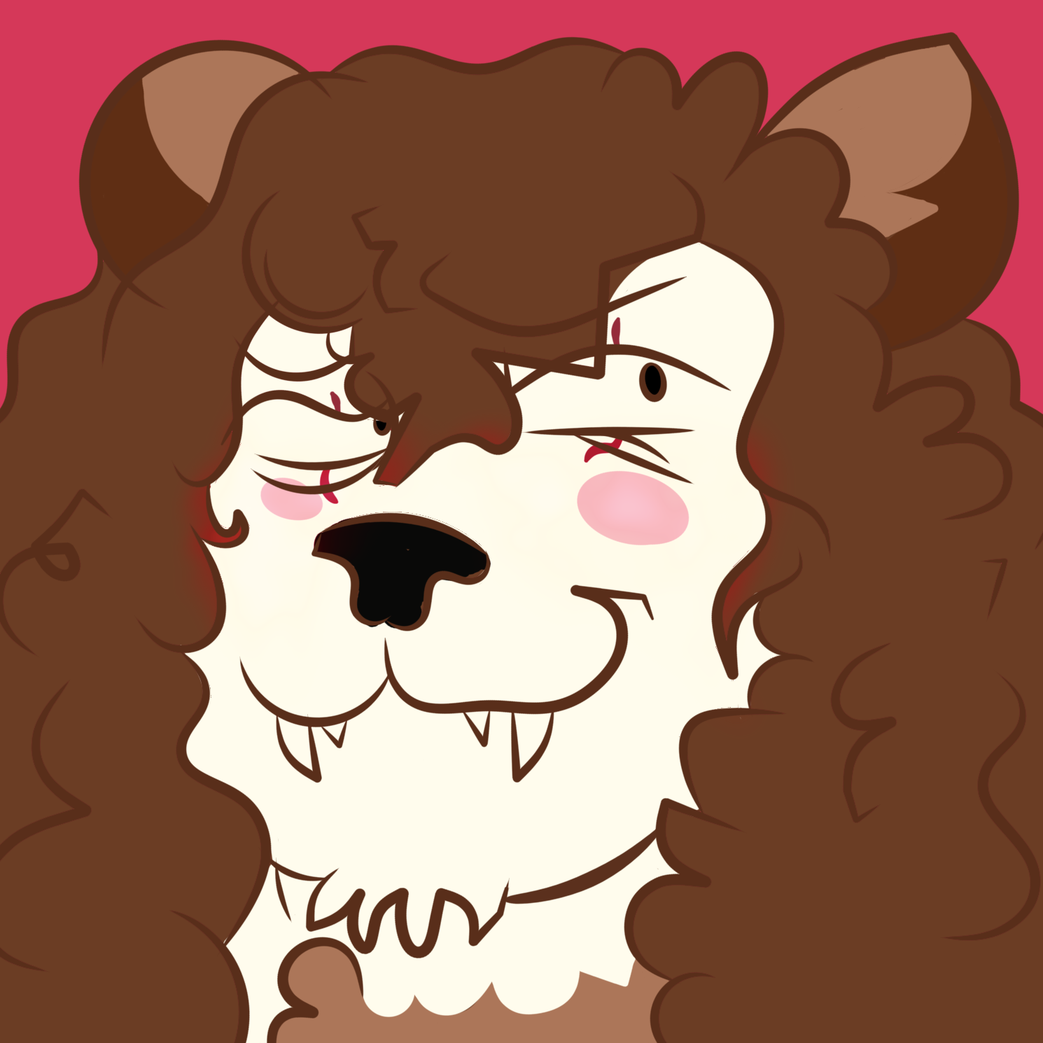an icon of a mischievous mafia clown bear